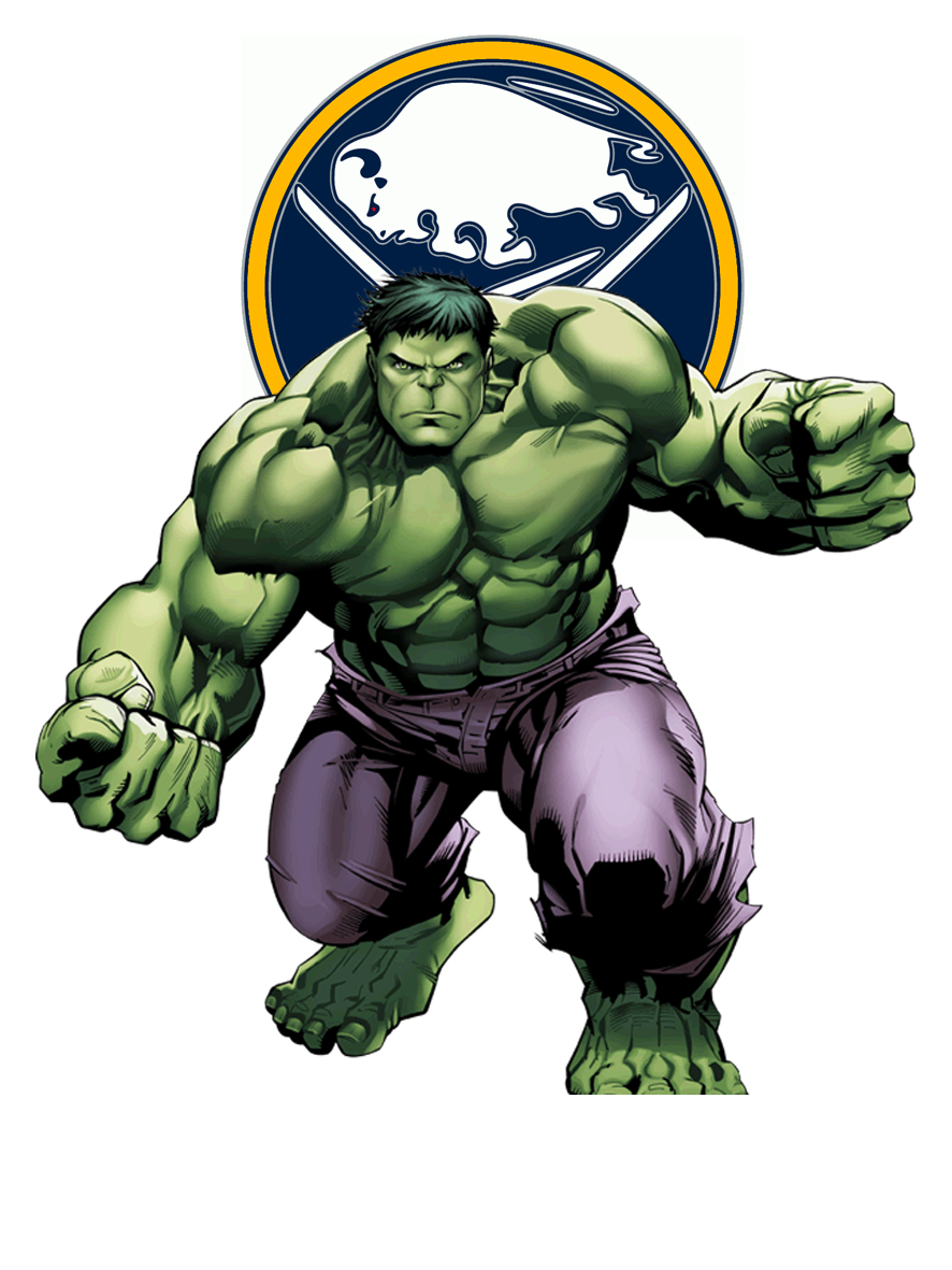 Buffalo Sabres Hulk Logo vinyl decal